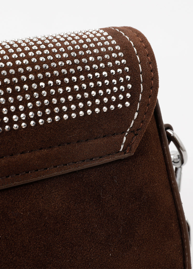 RHINSTONE SUEDE MINI BAG(MMA1067) <Bundle>