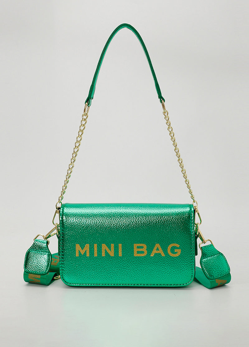 PEARLESCENT PU MINI BAG(MMA1069) <Bundle>
