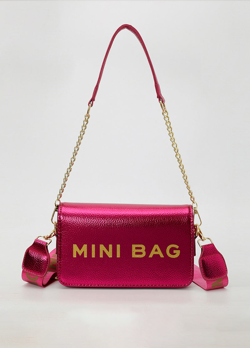 PEARLESCENT PU MINI BAG(MMA1069) <Bundle>
