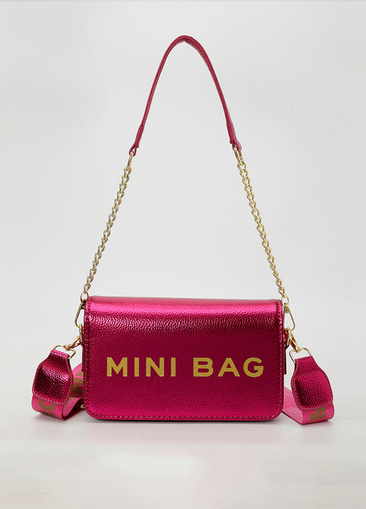 PEARLESCENT PU MINI BAG(MMA1069) <Bundle>