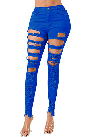 COLORFUL RIPPED PANTS(MMB1004) <Bundle>