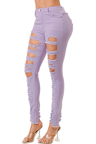 COLORFUL RIPPED PANTS(MMB1004) <Bundle>