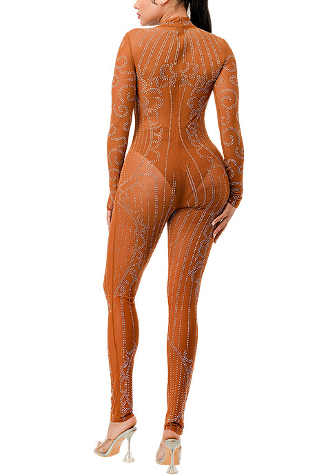 LONG SLEEVE ONEPIECE JUMPSUIT(MMJ1016) <Bundle>