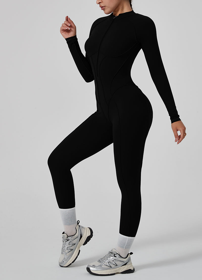 SEAM-EXPOSED SLIM-FIT JUMPSUIT(MMJ1050) <Bundle>