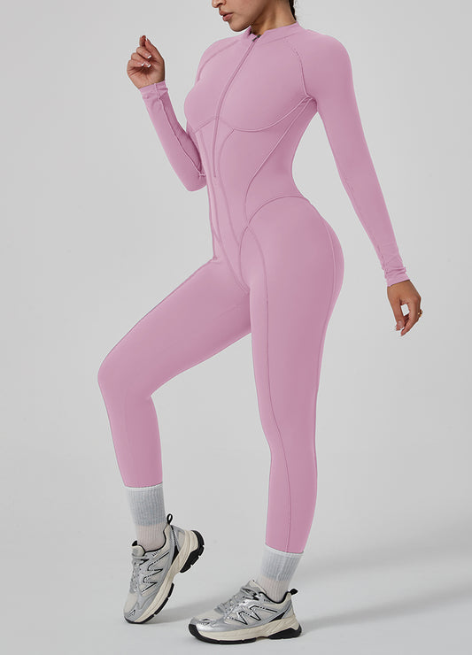 SEAM-EXPOSED SLIM-FIT JUMPSUIT(MMJ1050) <Bundle>