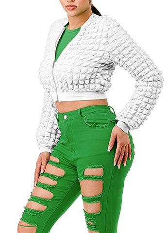 POPCORN VARSITY JACKET(MMO3008) <Bundle>