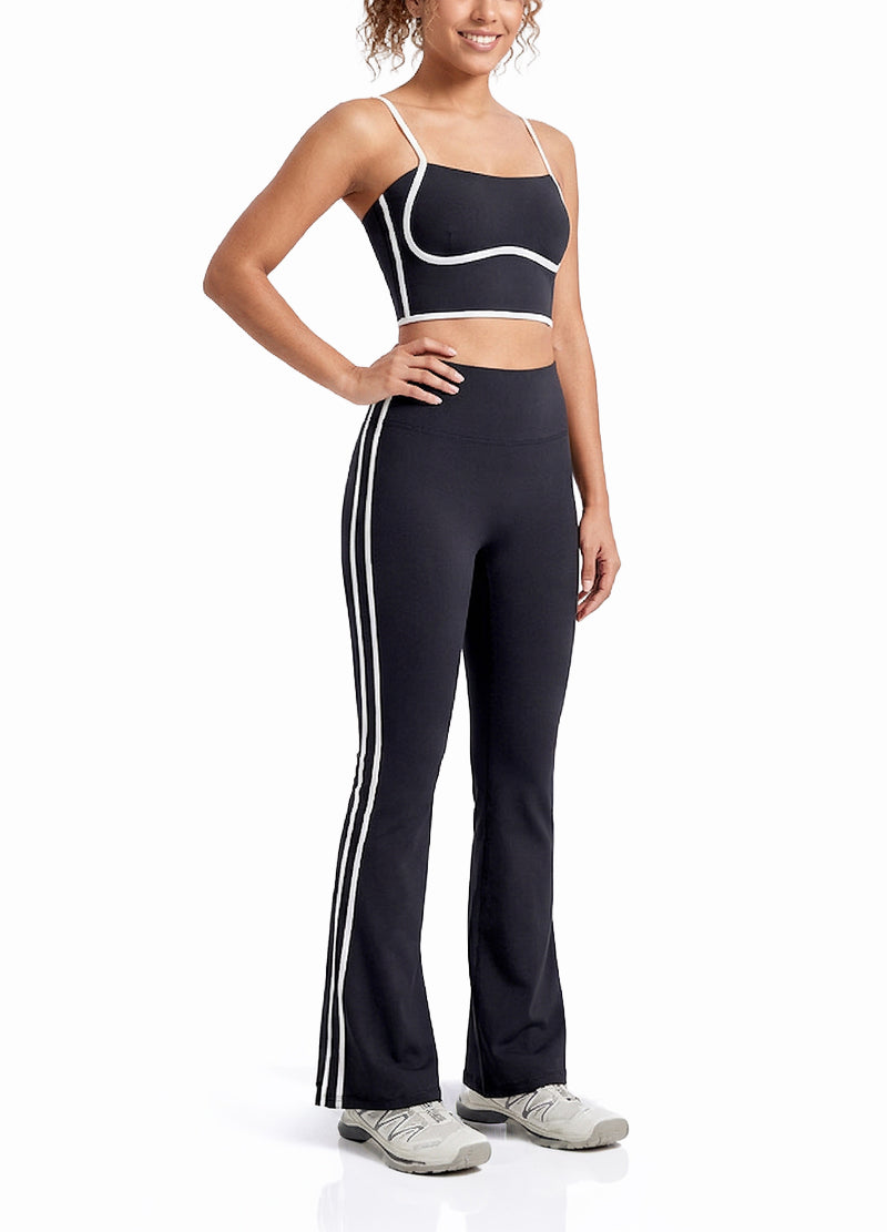 CONTRAST LINE SLEEVELESS BELL-BOTTOMS SET(MMS5019) <Bundle>