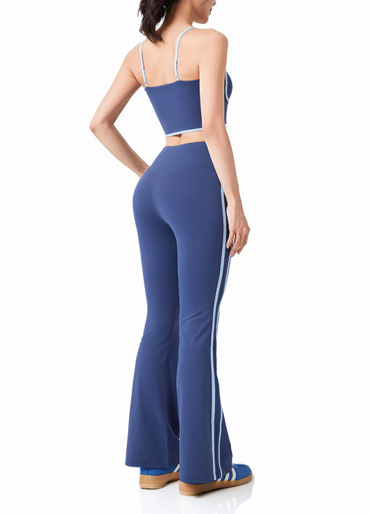 CONTRAST LINE SLEEVELESS BELL-BOTTOMS SET(MMS5019) <Bundle>