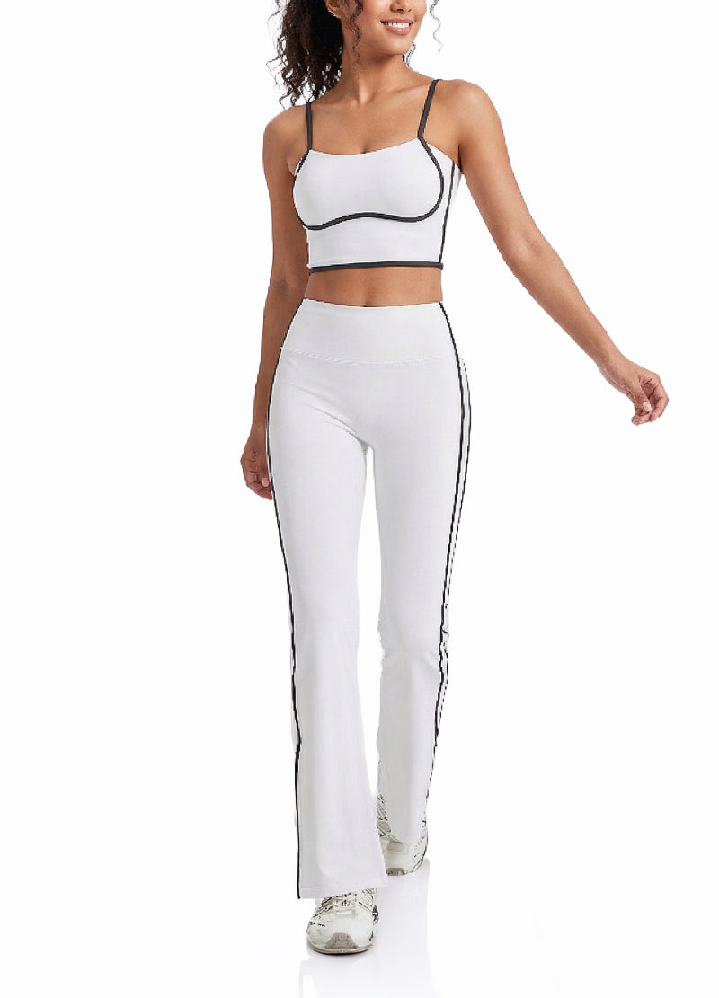 CONTRAST LINE SLEEVELESS BELL-BOTTOMS SET(MMS5019) <Bundle>