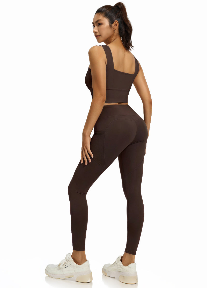 COARSE-SHOULDERED TOP LONGPANTS SET(MMS5020) <Bundle>