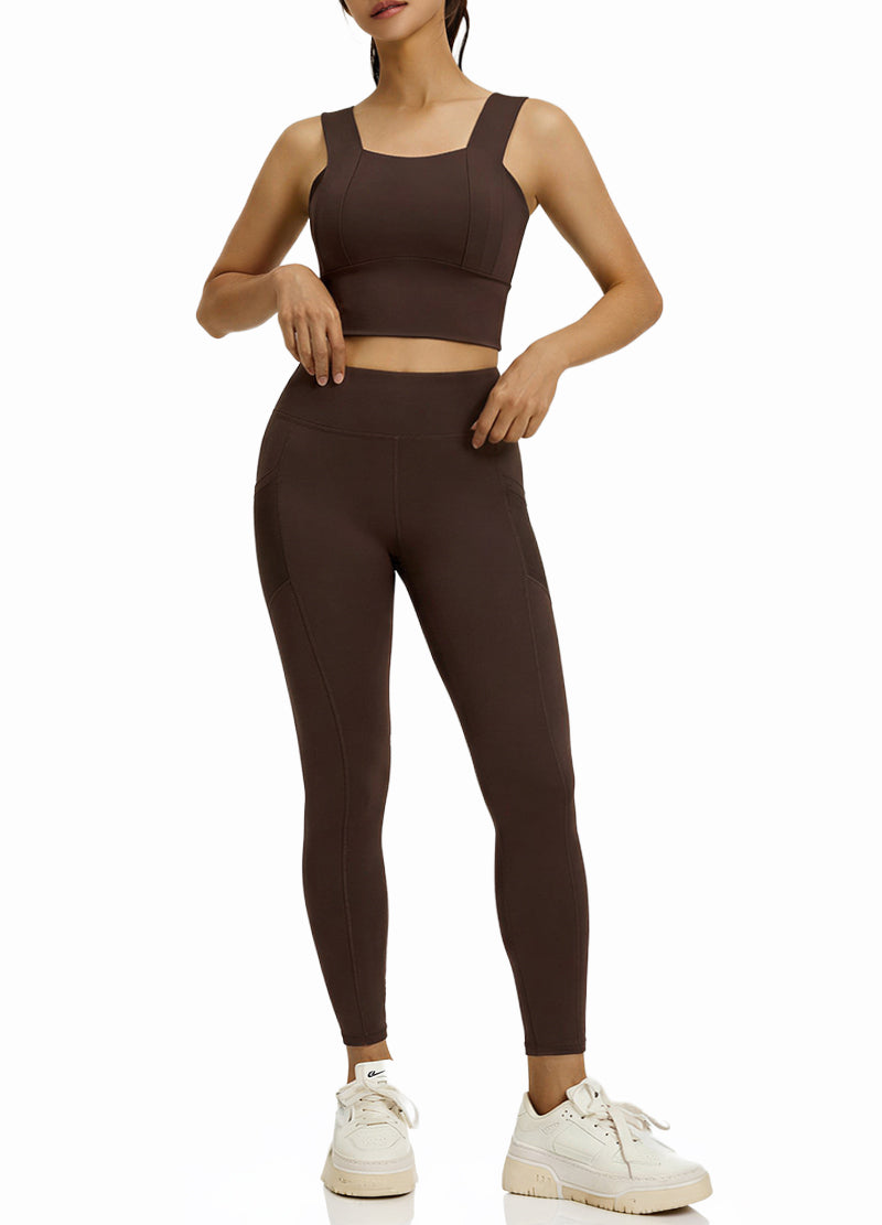 COARSE-SHOULDERED TOP LONGPANTS SET(MMS5020) <Bundle>