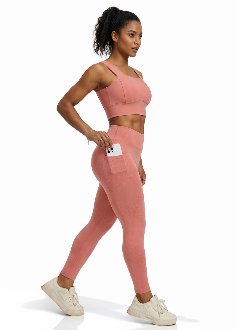 COARSE-SHOULDERED TOP LONGPANTS SET(MMS5020) <Bundle>
