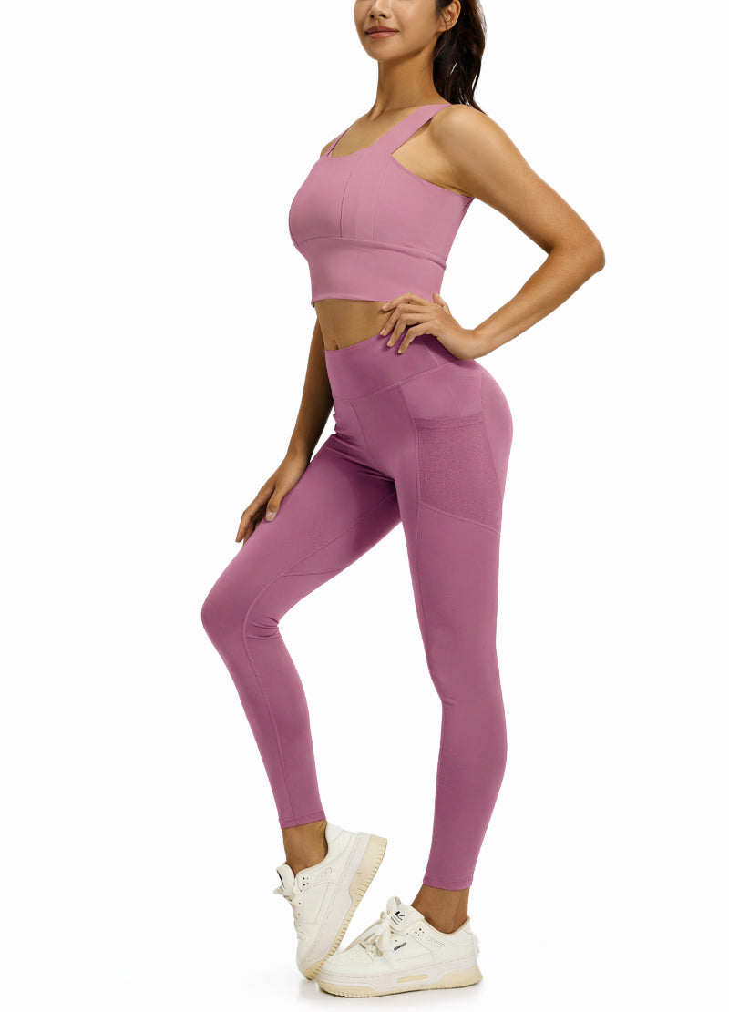 COARSE-SHOULDERED TOP LONGPANTS SET(MMS5020) <Bundle>
