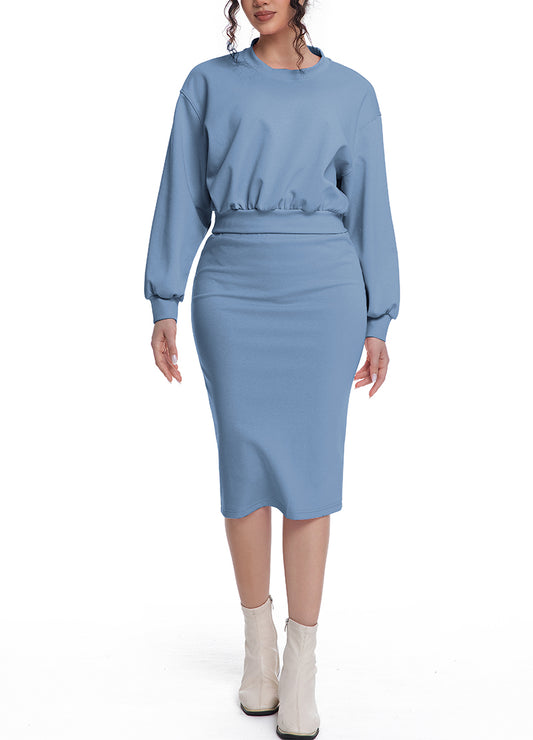 COMFY RAGLAN MIDI SKIRT SET(MMS8030) <Bundle>