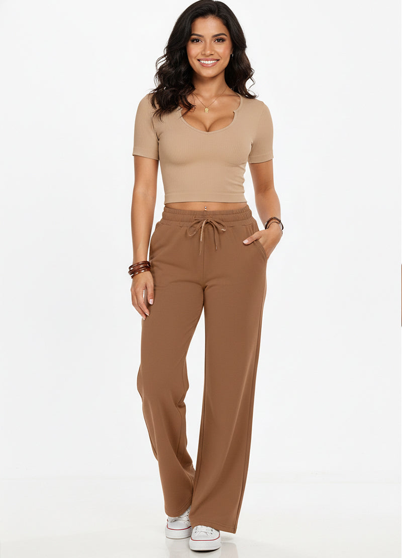 KEY HOLE SEAMLESS RIB CROP TOP(MMT2008) <Bundle>