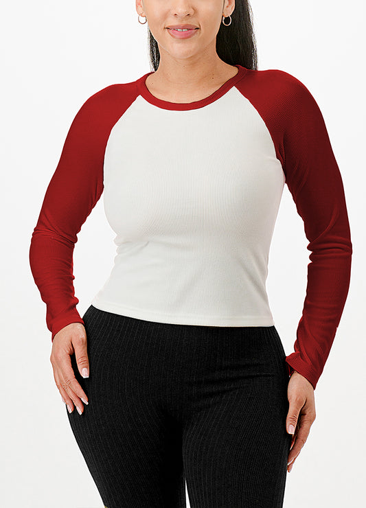 EVERYDAY BASEBALL RAGLAN LONG TEE(MMT3006) <Bundle>