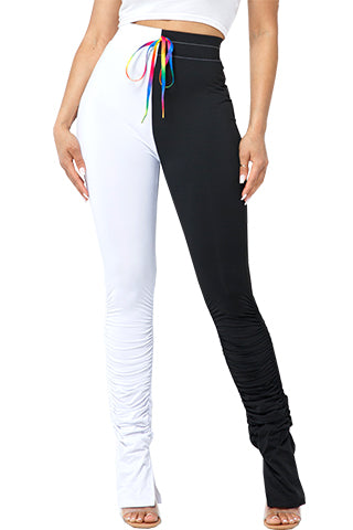 2COLOR BLOCK STACK PANTS(DWP2105) <Bundle>