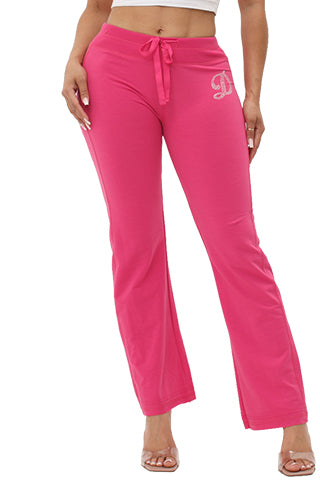 LADIES JOGGING PANTS PLUS(DWP2201P) <Bundle>
