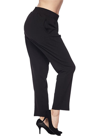 (PLUS) HUKURO PULL ON PANTS W/POCKET(HKR101P) <Bundle>