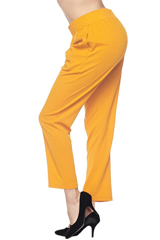 (PLUS) HUKURO PULL ON PANTS W/POCKET(HKR101P) <Bundle>