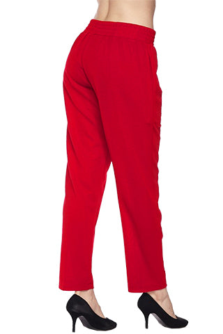 (PLUS) HUKURO PULL ON PANTS W/POCKET(HKR101P) <Bundle>