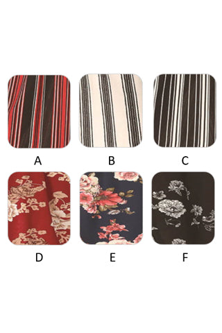 WOMEN'S SURPLICE PRINT JUMPSUIT(J6331) <Bundle>