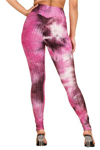 TIE DYE BOOTY LONG LEGGINGS(KP3001T) <Bundle>