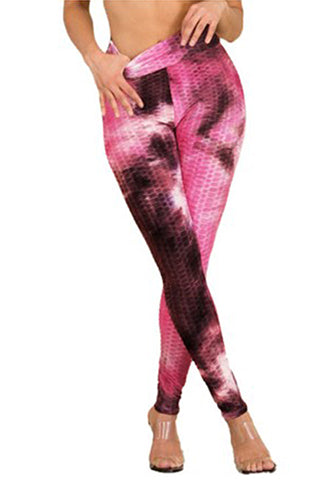 TIE DYE BOOTY LONG LEGGINGS(KP3001T) <Bundle>