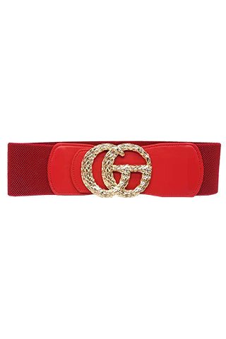 PU GOLD PEARL STONE BELT 34.5"L*3'W(MA0227) <Bundle>