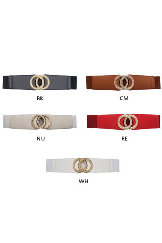 PU GOLD ELASTIC BELT 34.5"L*2.5"W(MA0228) <Bundle>