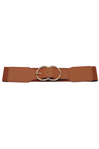 PU DOUBLE CIRCLE ELASTIC BELT W 2.35"(MA0262) <Bundle>