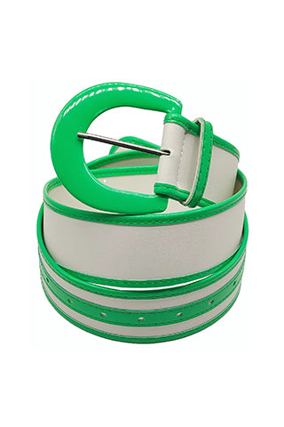 COLOR COATING BUCKLE BELT 47"L *1.85"W(MA0295) <Bundle>
