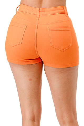 HIGH RISE STRETCH COLOR SHORTS(MMB4001R) <Bundle>
