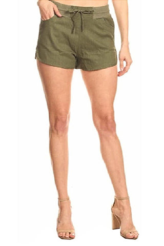 LINEN STRING SHORT PANTS(P3417) <Bundle>
