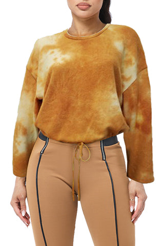 WIDE SLEEVE FRONT TIE TOP(TB7051) <Bundle>